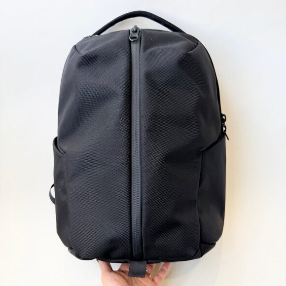 Aer Fit Pack 3 Black Gym Work Backpack Ballistic Nylon Laptop Bag - Picture 2 of 11